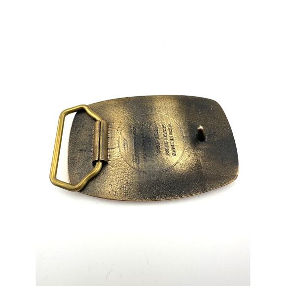 Snap-On 1988 Limited Edition Solid Brass Belt Buckle SSX-1232 Leading The Way - Picture 3 of 8